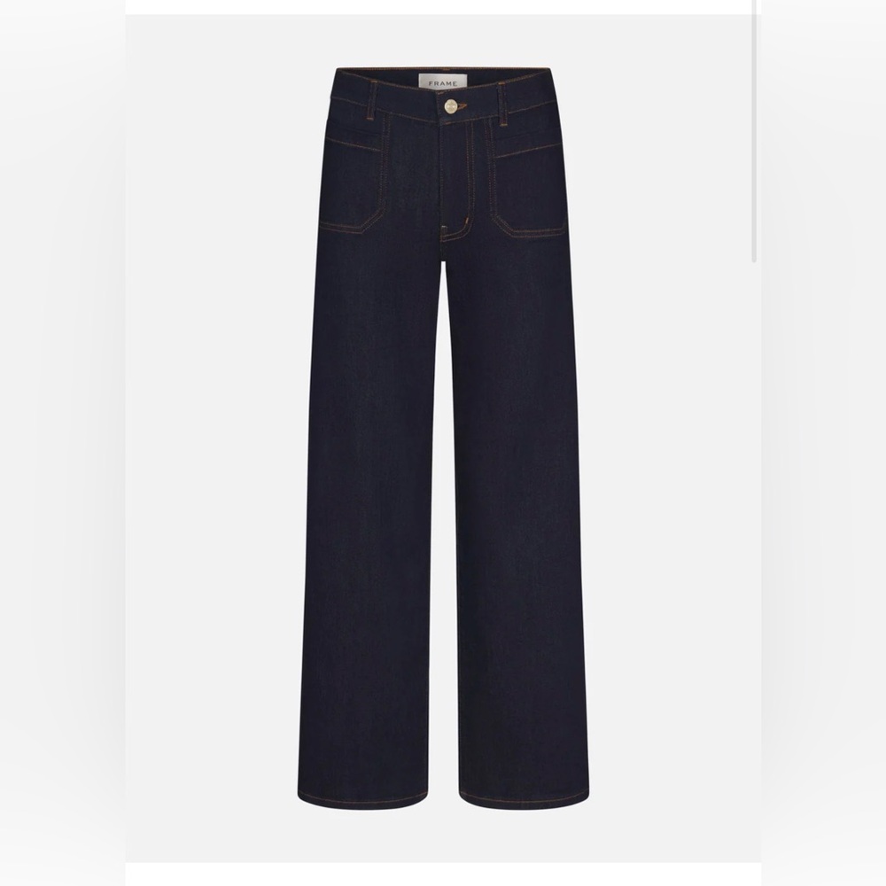 NWT Frame Denim Le Pixie Slim Palazzo 29  Wide-Leg Jeans